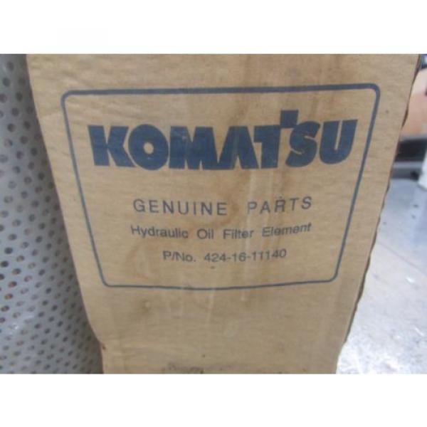 NEW GENUINE KOMATSU hydraulic filter part # 424-16-11140 #2 image