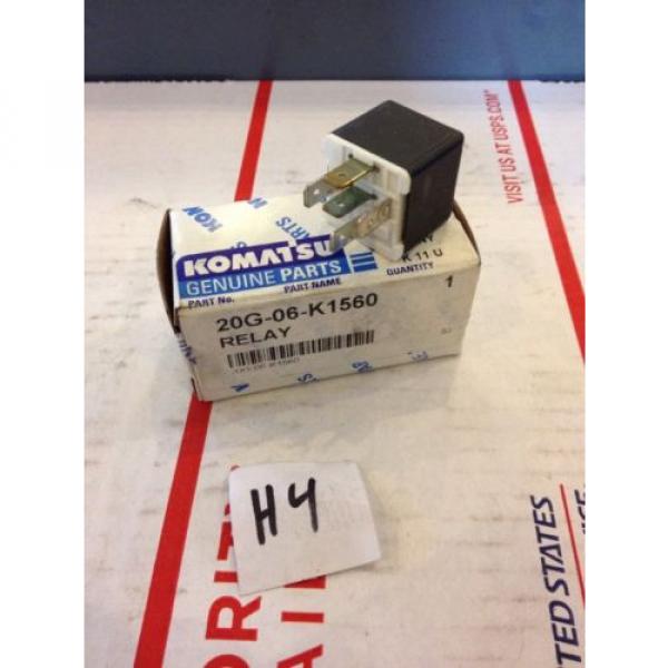 New OEM Komatsu Genuine Parts Relay 20G-06-K1560 Warranty! Fast Shipping! #1 image