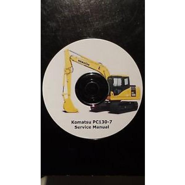 KOMATSU PC130-7 EXCAVATOR SERVICE MANUAL ON CD *FREE POSTAGE* #1 image