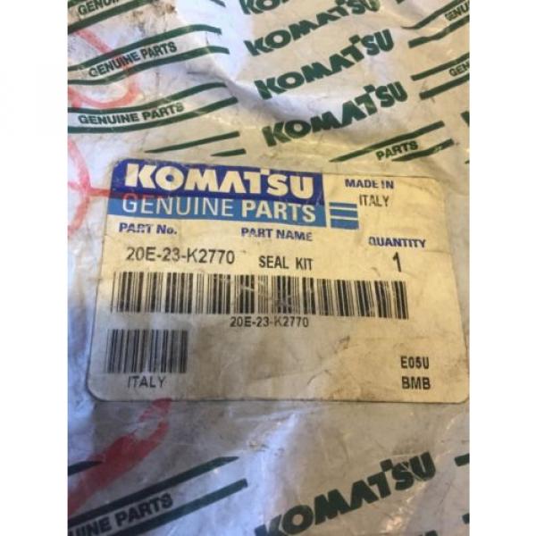New OEM Genuine Komatsu PC Series Excavators Seal Kit 20E-23-K2770 Warranty! #2 image