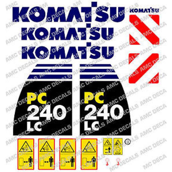 KOMATSU PC240LC -8 DIGGER DECAL STICKER SET #1 image