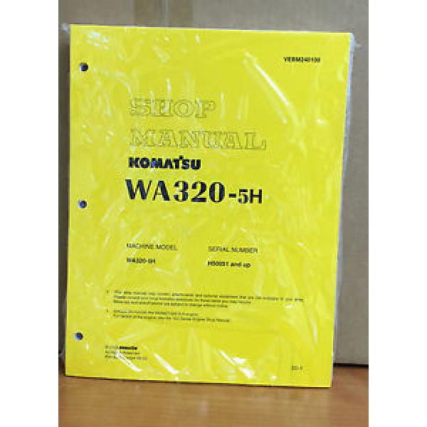 Komatsu WA320-5H Wheel Loader Shop Service Repair Manual (H50051 &amp; up) #1 image