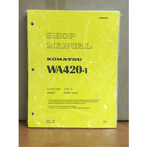 Komatsu WA420-1 Wheel Loader Shop Service Repair Manual #1 image