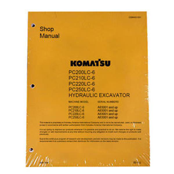 Komatsu Shop PC200-6, 200LC-6, PC210LC-6 Service Manual #1 image
