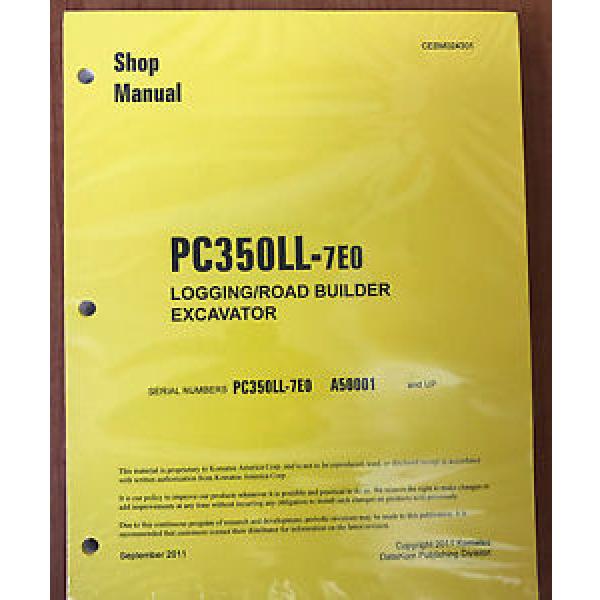 Komatsu Service PC350LL-7E0 Shop Repair Manual NEW #1 image