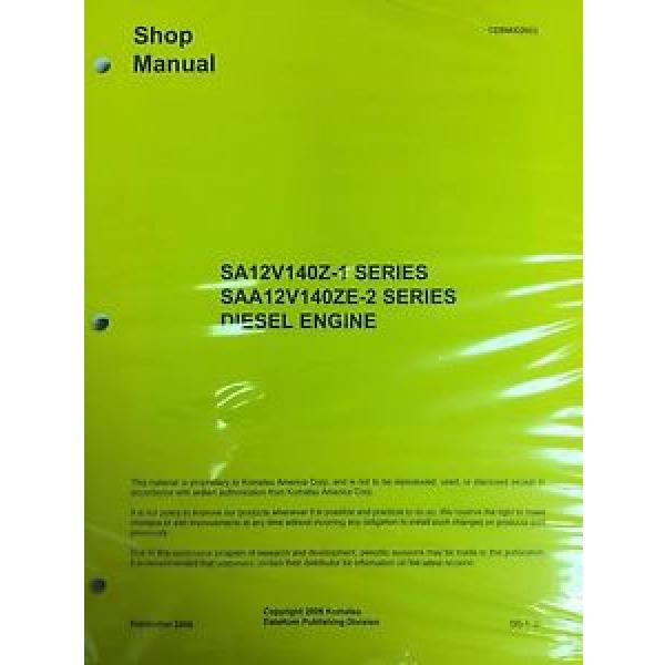 Komatsu SA12V140-1 Series Engine Factory Shop Service Repair Manual #1 image