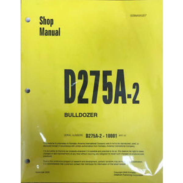 Komatsu D275A-2 Bulldozer Service Workshop Repair Printed Manual #1 image