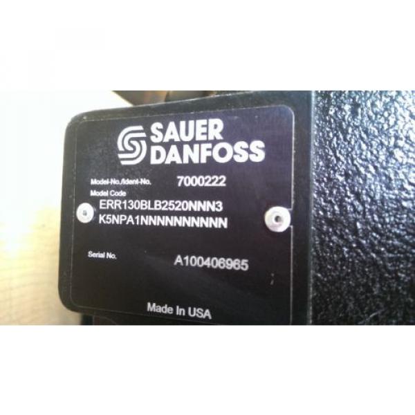 Sauer Danfoss Series 45 Axial Piston Open Circuit Hydraulic Pump ERR130BL 130 CC #2 image