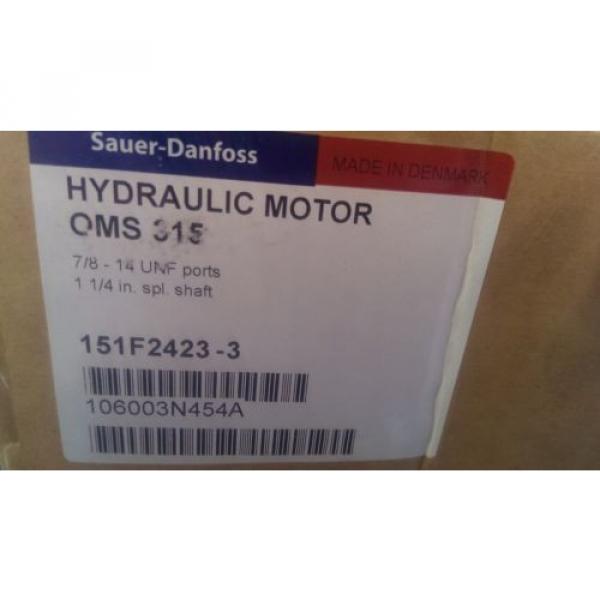 New Sauer Danfoss Hydraulic Motor OMS 315 Denmark #5 image
