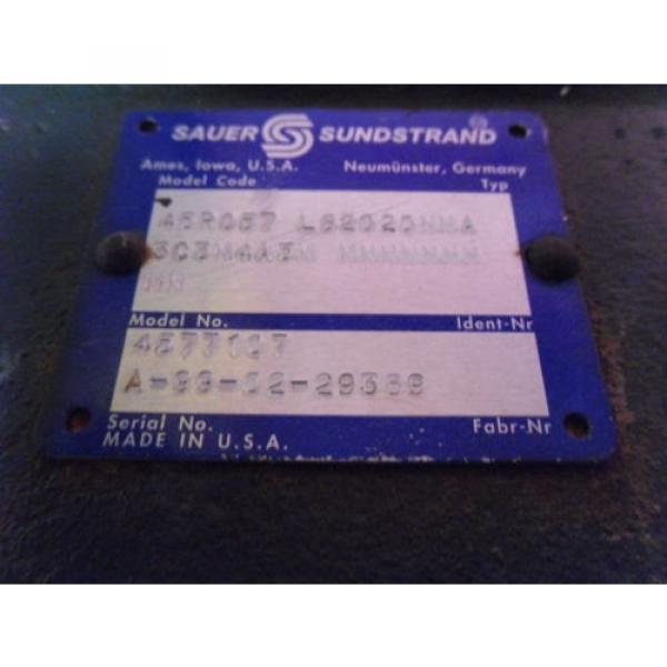 Sauer Sundstrand Series 45 Open Circuit Pump Model 4577107 #5 image