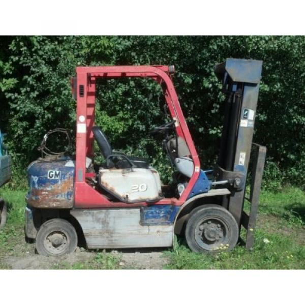 KOMATSU 4000 POUND FORKLIFT FG20C-12W FORK TRUCK LIFT TOW MOTOR PARTS OR REPAIR #1 image