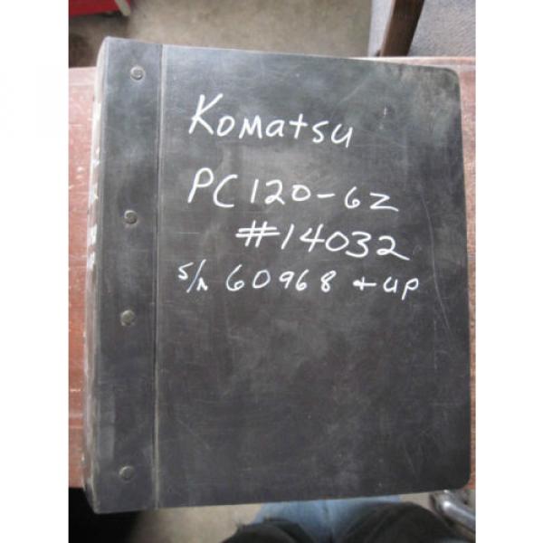Komatsu Excavator PC120-6Z SHOP SERVICE REPAIR Manual Book #1 image