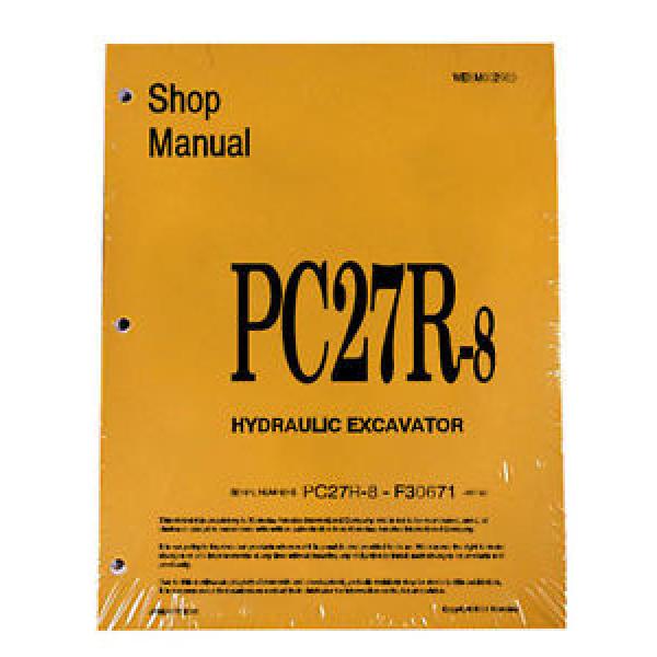 Komatsu Service PC27R-8 Excavator Shop Manual NEW #2 #1 image