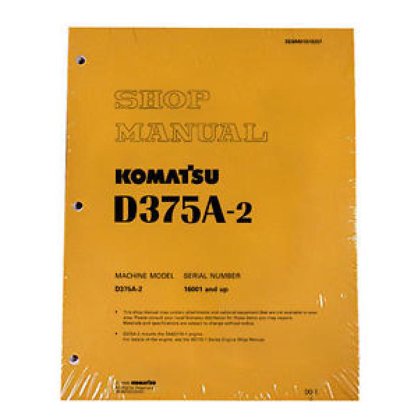 Komatsu D375A-2 Bulldozer Service Repair Workshop Printed Manual #1 image