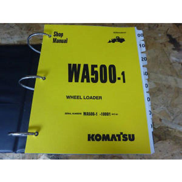 Komatsu WA500-1 Wheel Loader Shop Service Manual #1 image