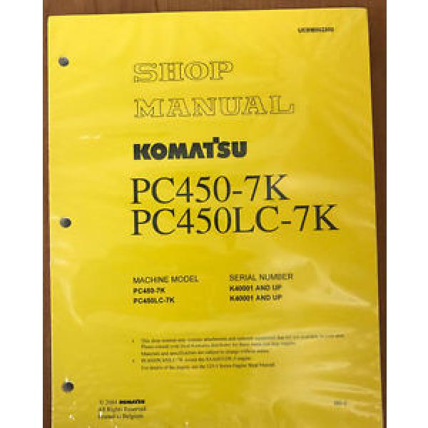 Komatsu  Hydraulic Excavator PC450-7K PC450LC -7K SHOP MANUAL Service Repair #1 image