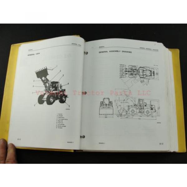 Komatsu WA400-1 wheel Loader service shop repair manual SEBM04240106 #2 image