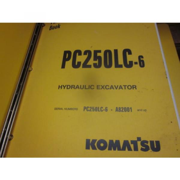 Komatsu PC250LC-6 Hydraulic Excavator Parts Book Manual #1 image