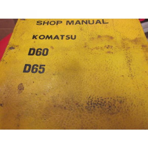 Komatsu D60 D65 Dozer Repair Shop Manual #1 image