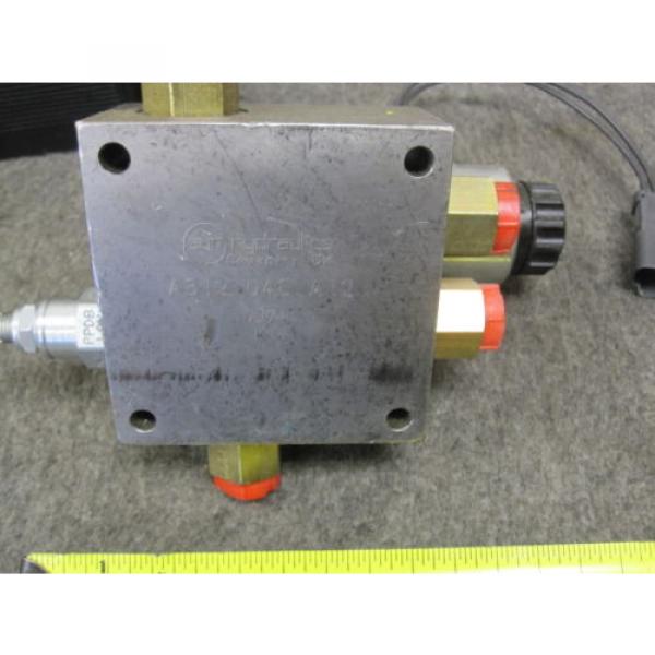 Origin REXROTH PROPORTIONAL HYDRAULIC VALVE R900561274 WITH BLOCK #2 image