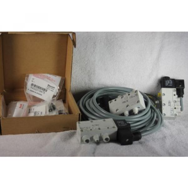 3 Rexroth valves with cords and fittings, #PW67697-1 #1 image