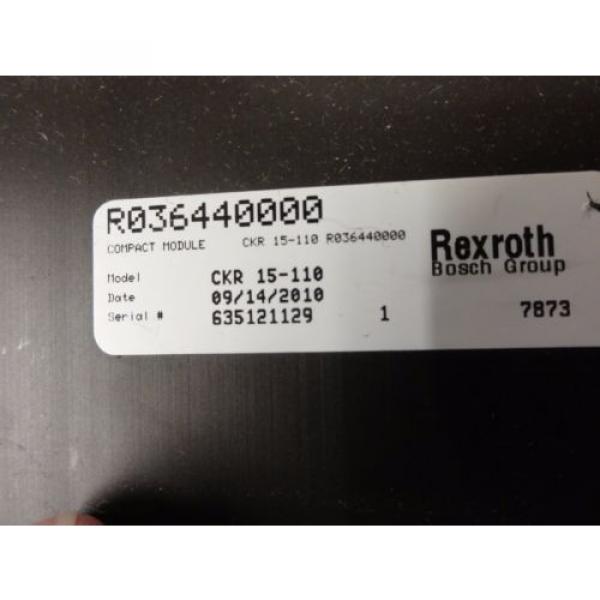 Rexroth CKR R036440000 CKR 15-110 Linear module #1 image