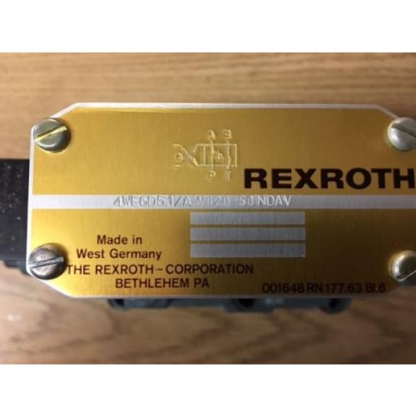 Rexroth 4WEH22C60/6AW120-60NDA/5V Directional Control Valve #2 image