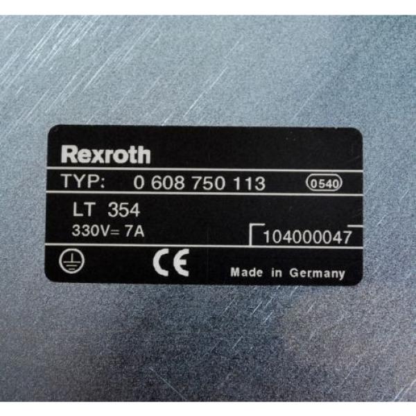 Rexroth France Australia LT354 Type: 0 608 750 113 #2 image