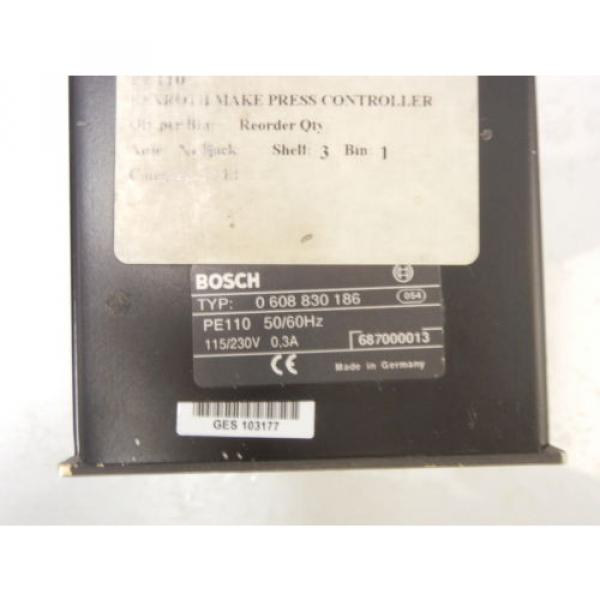REXROTH Italy France 0 608 830 186 USED PE 110 ANALOG CONTROLLER 0608830186 #2 image