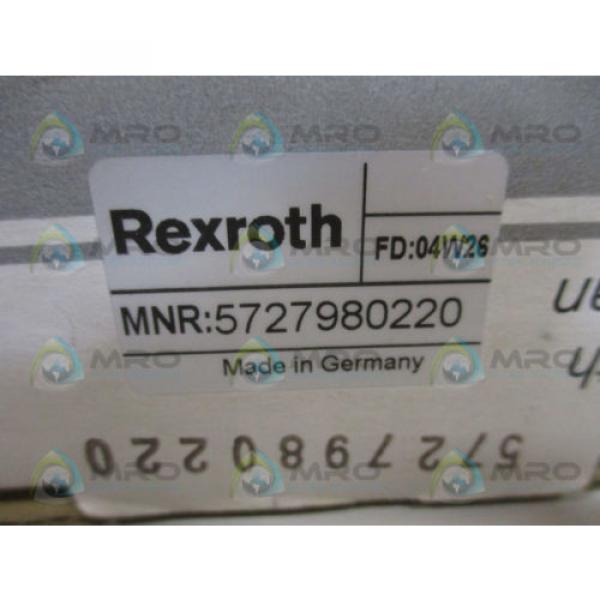 REXROTH 5727980220 SOLENOID VALVE Origin IN BOX #2 image