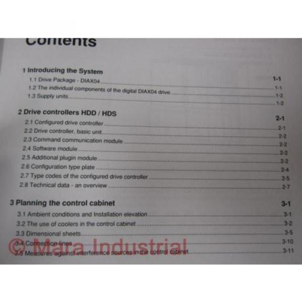 Rexroth Australia Dutch 274944 Manual DIAX04 HDD And HDS (Pack of 3) #5 image