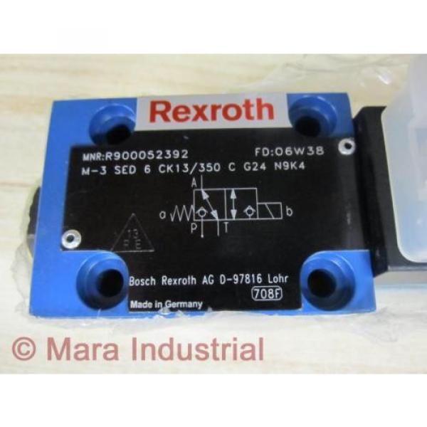 Rexroth Bosch R900052392 Valve M-3 SED 6 CK13/350 CG24 N9K4 #2 image