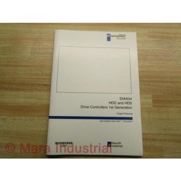 Rexroth Indramat DOK-DIAX04-HDD+HDS Project Planning Manual Pack of 10 #2 image