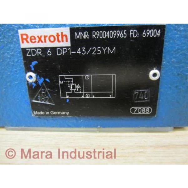 Rexroth Italy Australia Bosch R900409965 Valve ZDR 6 DP1-43/25YM - New No Box #2 image