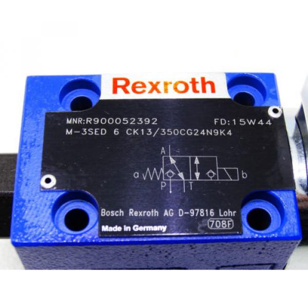 Rexroth Hydraulic Valve R900052392  /  M-3SED 6 CK13/350CG24N9K4   /  Invoice #2 image