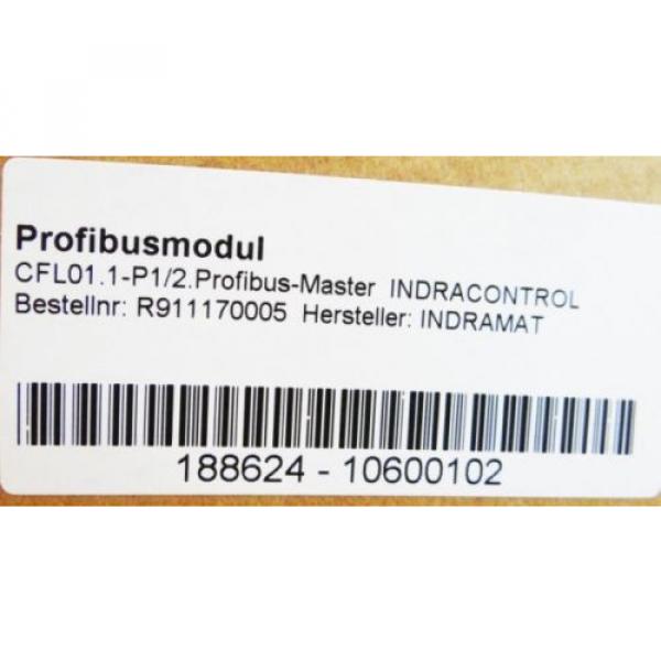 Rexroth Indramat CFL011-P1/2 Profibusmodul Profibus-Master  -unused/OVP- #3 image