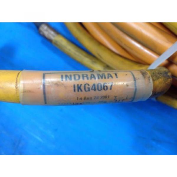 REXROTH INDRAMAT INK0602 SERVO CABLE IKG4067 40 METER 11610156 USED 5D #2 image