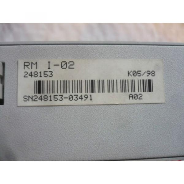 origin Rexroth Indramat RMI02 RM-I-02 Module  NO BOX #3 image