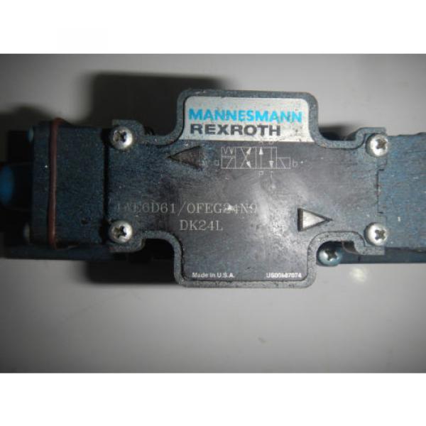 Rexroth 4WE6D61/OFEG24N9 D03 Hydraulic Directional Valve #2 image