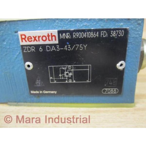 Rexroth Australia Egypt Bosch R900410864 Valve ZDR 6 DA3-43/75Y - New No Box #2 image