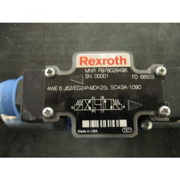 Rexroth Hydraulic Directional Control Valve - 4WE 6 J62/EG24N9DK25L #3 image