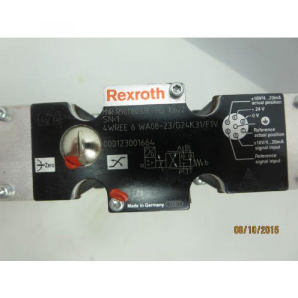 Rexroth Valve 4WREE6WA08-23/G24K31/F1V USED #2 image