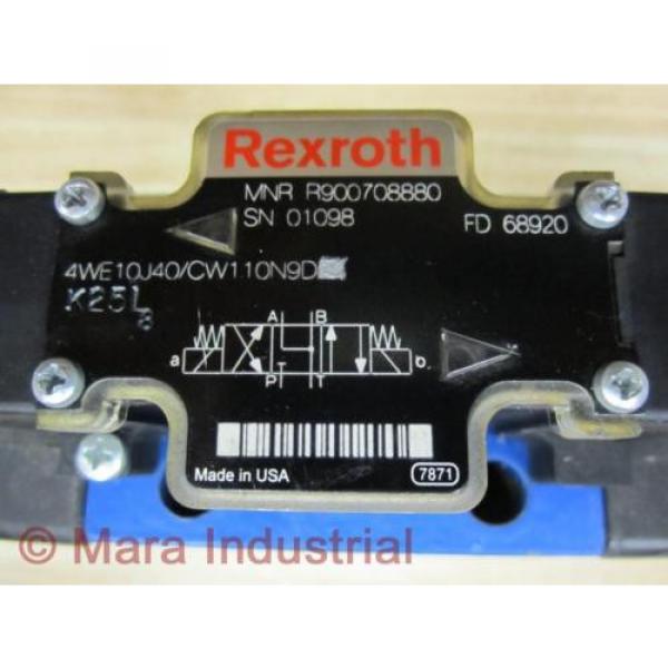 Rexroth Singapore Canada Bosch R900708880 Valve 4WE10J40/CW110N9D K25L - New No Box #2 image