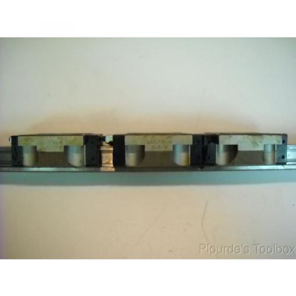 Lot 6 Bosch Rexroth 1651-71X-10 Star Linear Motion Guide Bearings amp; 2 Rails #4 image