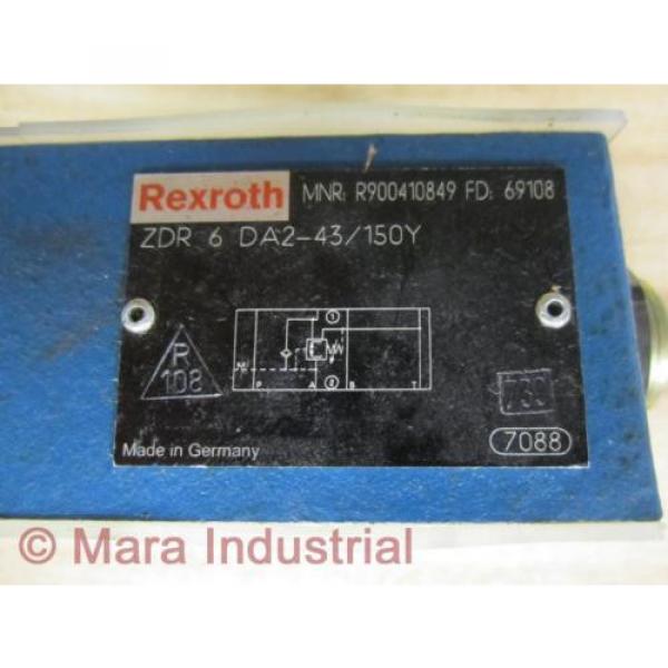 Rexroth Bosch R900410849 Valve ZDR 6 DA2-43/150Y - origin No Box #3 image