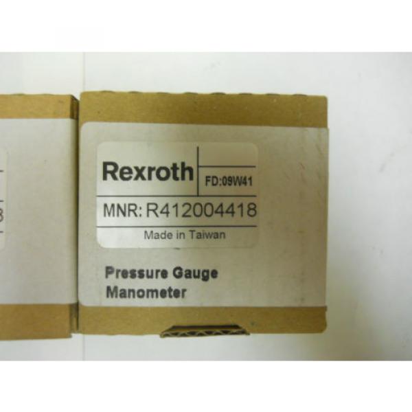 LOT India Canada OF THREE REXROTH PRESSURE GAUGES R412004418 *NIB* #2 image