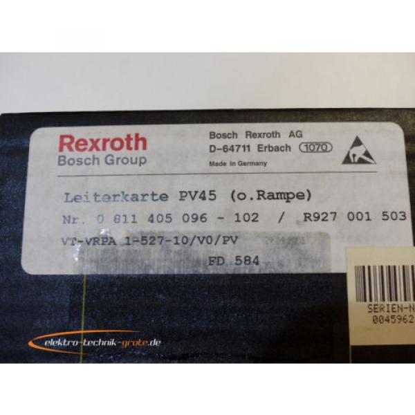 Bosch Greece Canada Rexroth 0 811 405 096 - 102 Leiterkarte PV45 &gt; ungebraucht! &lt; #3 image