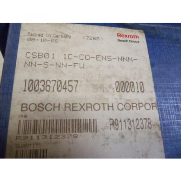REXROTH India Canada CSB01-1C-CO-ENS-NNN-NN-S-NN-FW CONTROL MODULE R911312378 *NEW IN BOX* #2 image