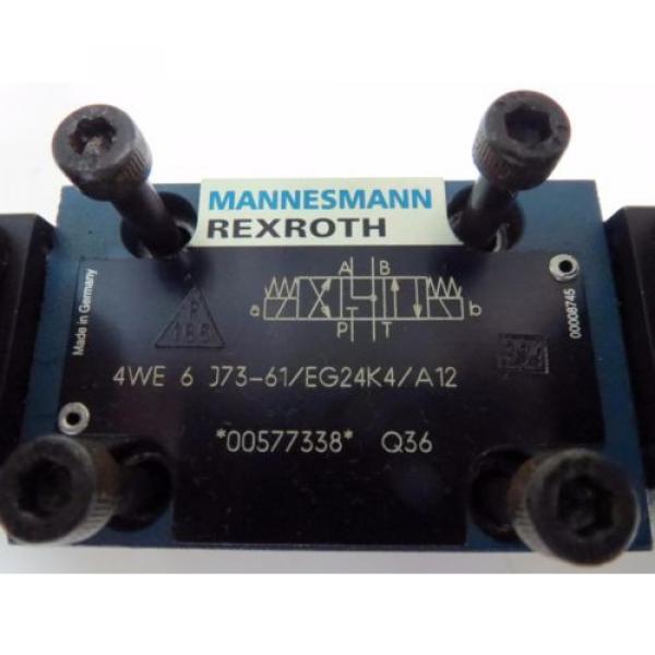 Bosch Australia Canada Rexroth Direct Operated Directional Spool Valve 4WE 6 J73-61/EG24k4/A12 #5 image