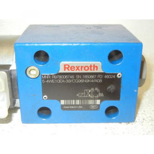 REXROTH R978006746 Origin-NO BOX 5-4WE10EA-33/CG96N9K4/A08 VALVE R978006746 #2 image